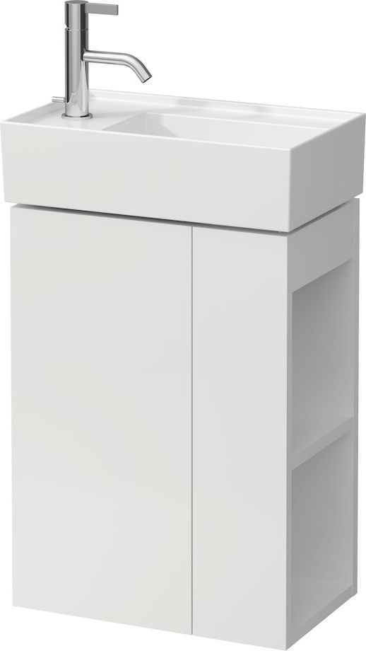 H8153357571111 Мини-раковина, ассиметричная, со специальным скрытым сливом LAUFEN PRO - Вид №1