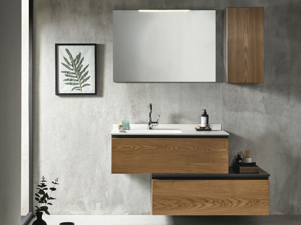 Полная мебель для ванной комнаты Gaia Mobili Contemporary ARCH-00008234