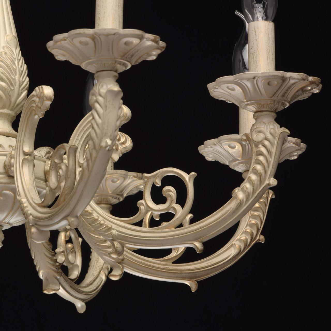 Подвесная люстра MW-Light Аврора 9 371013308 бежевая MW-LIGHT ДИЗАЙНЕРСКИЕ, АВРОРА 186780 Бежевый  - Вид №2
