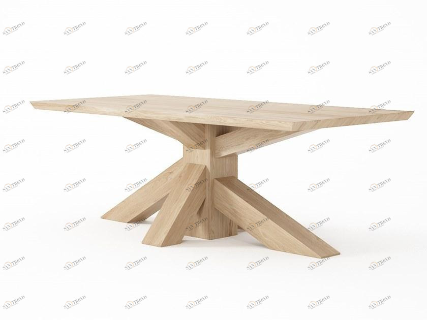 KARPENTER Прямоугольный журнальный столик из дуба Ki Ki02