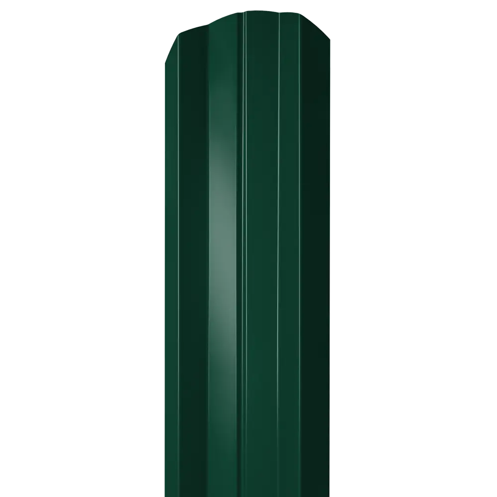 Santreyd Фигурный металлический штакетник с полимерным покрытием 1,5 м зеленый 84319473 STLM-0048440