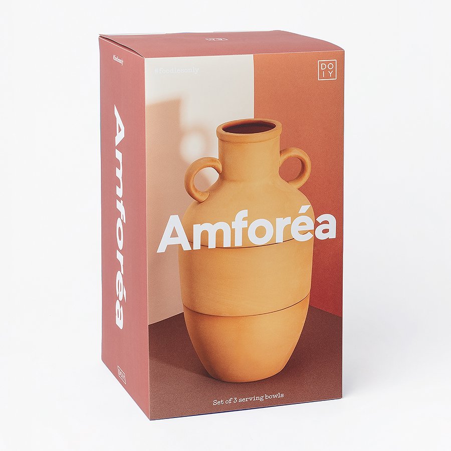 Ваза глиняная терракотовая Amforea DOIY - 00-3880720 Оранжевый  - Вид №9