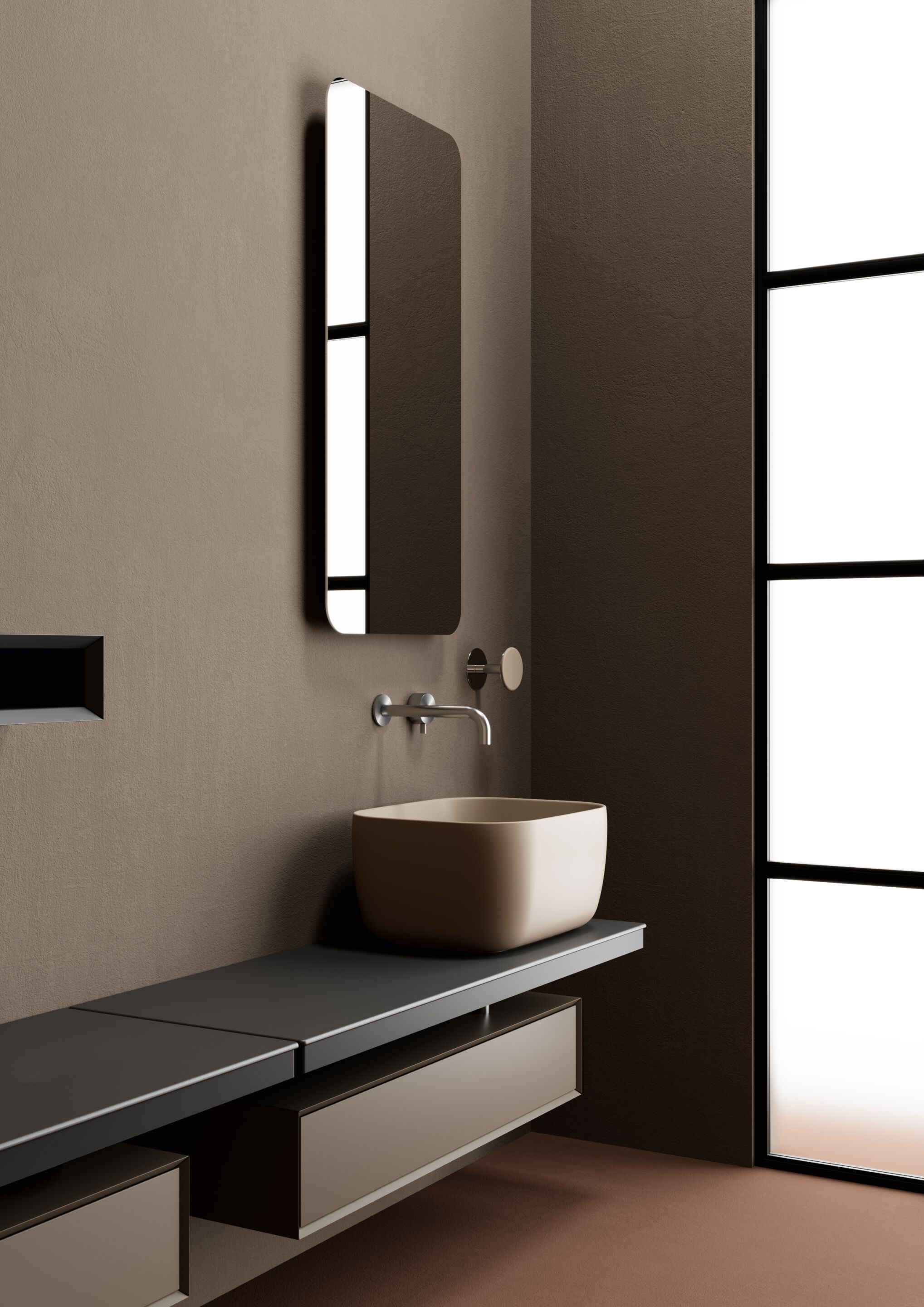 Керамическая прямоугольная столешница Galassia Lola ARCH-00055132 - Вид №1