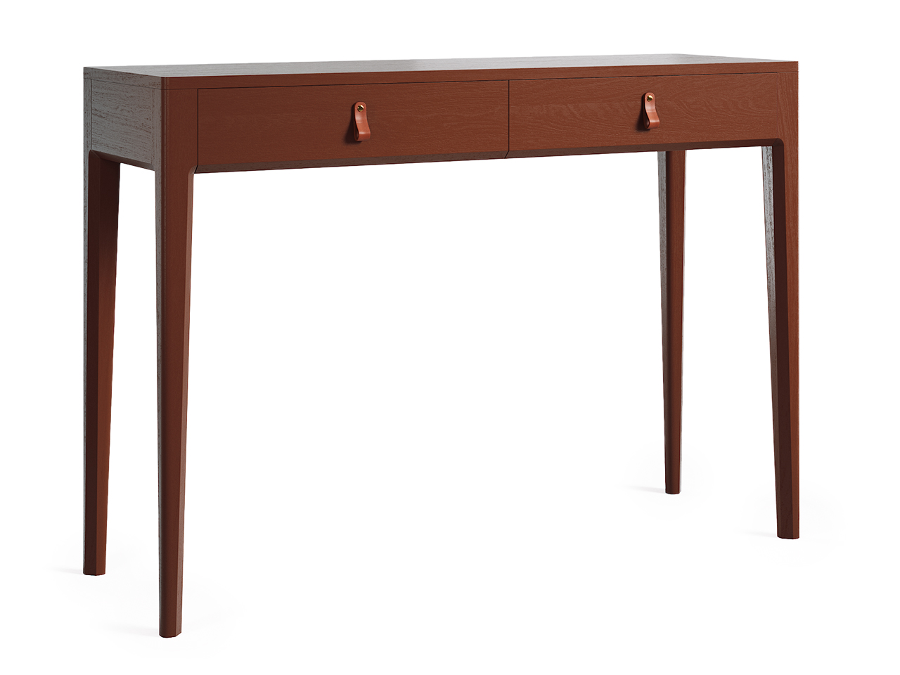 Туалетный столик с ящиками красный, коричневый Case THE IDEA  210506 Красный  - Вид №1