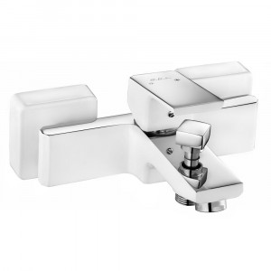 104802469  Смеситель для ванны Tiera - Белый-Хром