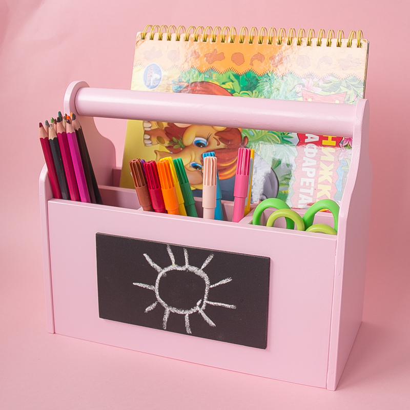 Карандашница большая бирюзовая VAMVIGVAM  282051 Голубой Santreyd  - Вид №6