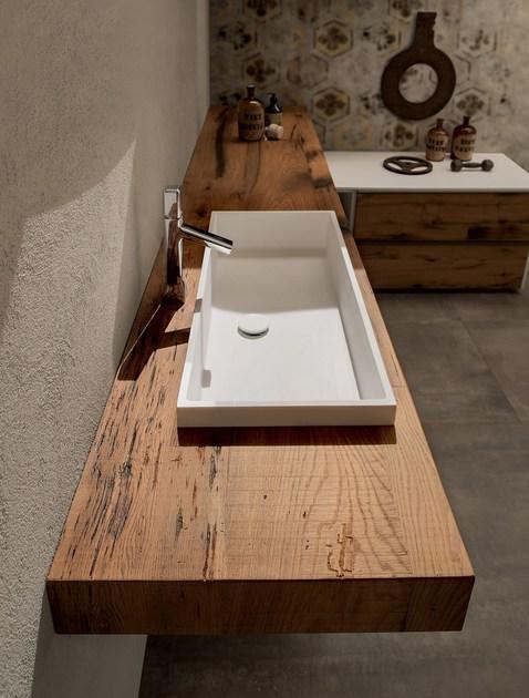 RAB Arredobagno Полная мебель для ванных комнат из керамики Soul wood 20 - Вид №1