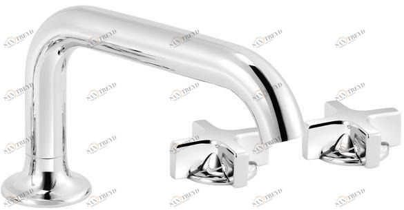 rvb Нажмите для мойки на 3 отверстия из хромированной латуни Times 4073.--.46