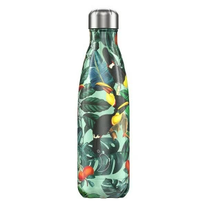 Термос 500 мл зеленый Tropical Toucan CHILLY'S BOTTLES ДИЗАЙНЕРСКИЕ 00-3948035 Зеленый