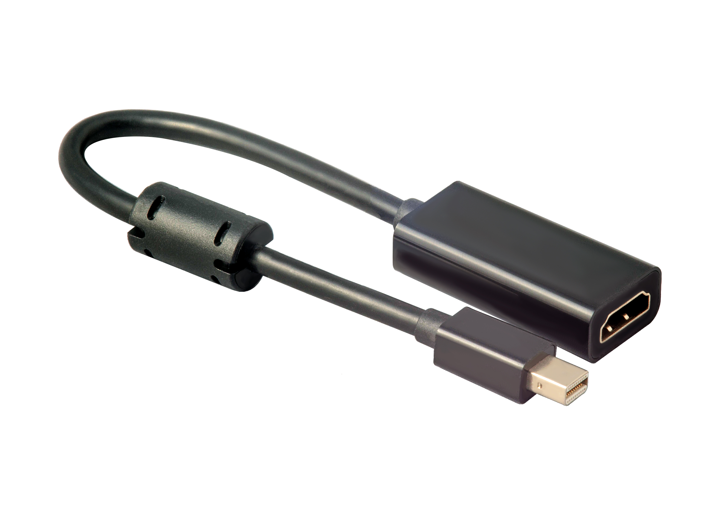 GCR-50930 адаптер-переходник apple mini displayport 20m > hdmi 19f, черный, Greenconnect Santreyd  - Вид №1