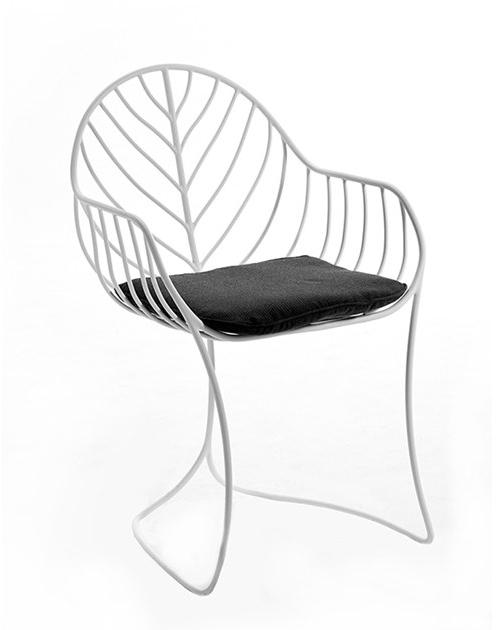 Royal Botania Садовый стул из нержавеющей стали с подлокотниками Folia Btn55... - Вид №1