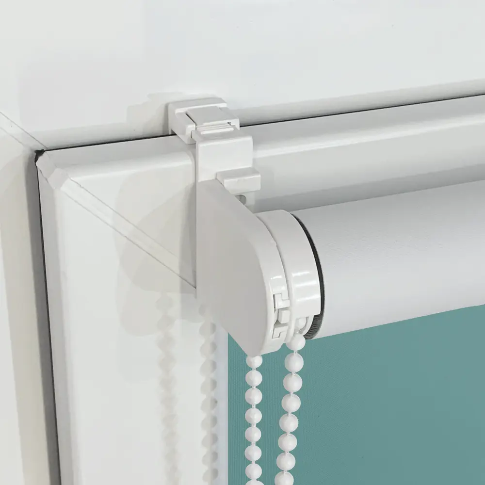 82688264 Штора рулонная блэкаут Inspire Santos 50x160 см бирюзовая Celadon 2 STLM-1539339 - Вид №2