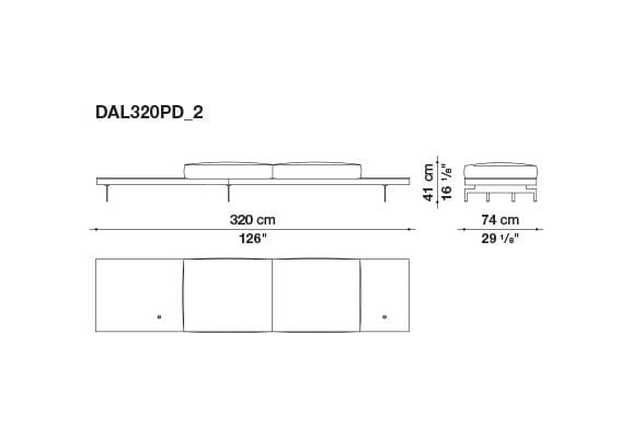 3-местный тканевый диван B&B Italia док ARCH-00033457 - Вид №45