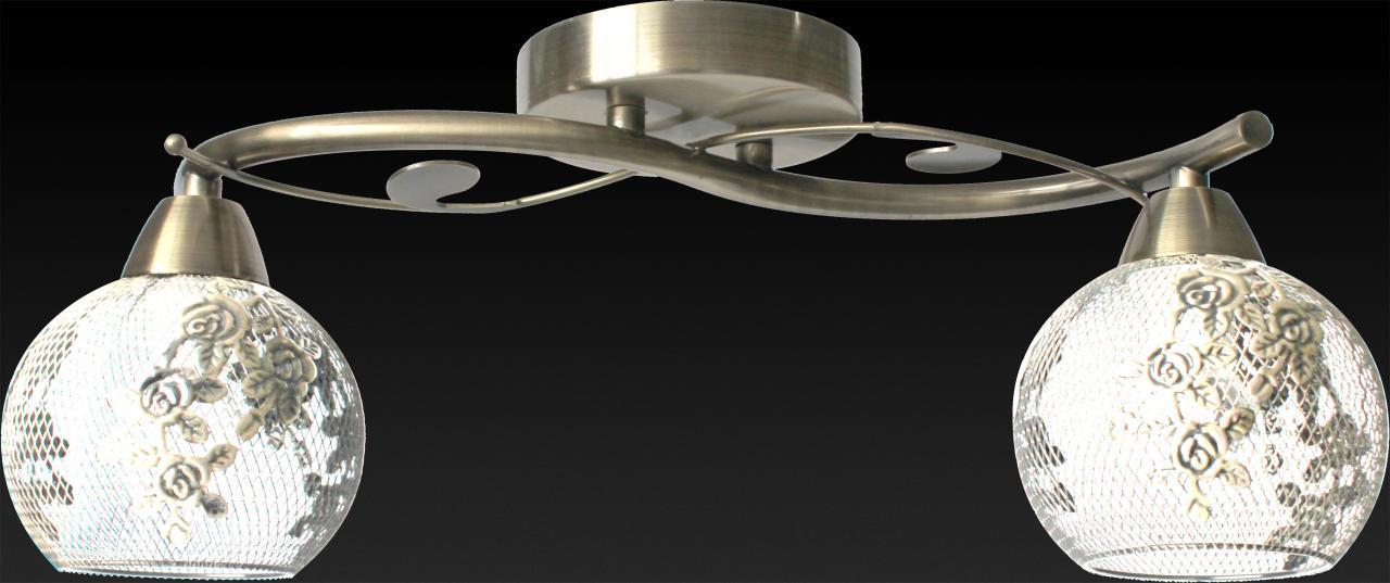 Потолочный светильник Toplight Georgia TL7480X-02AB TOPLIGHT GEORGIA 202088 Бронза;прозрачный - Вид №1