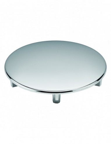 031900 000 00  Круглая крышка для трапа Minime Extra-Flat Д. 90 мм, хромированный металл Valentin Хром  - Вид №1