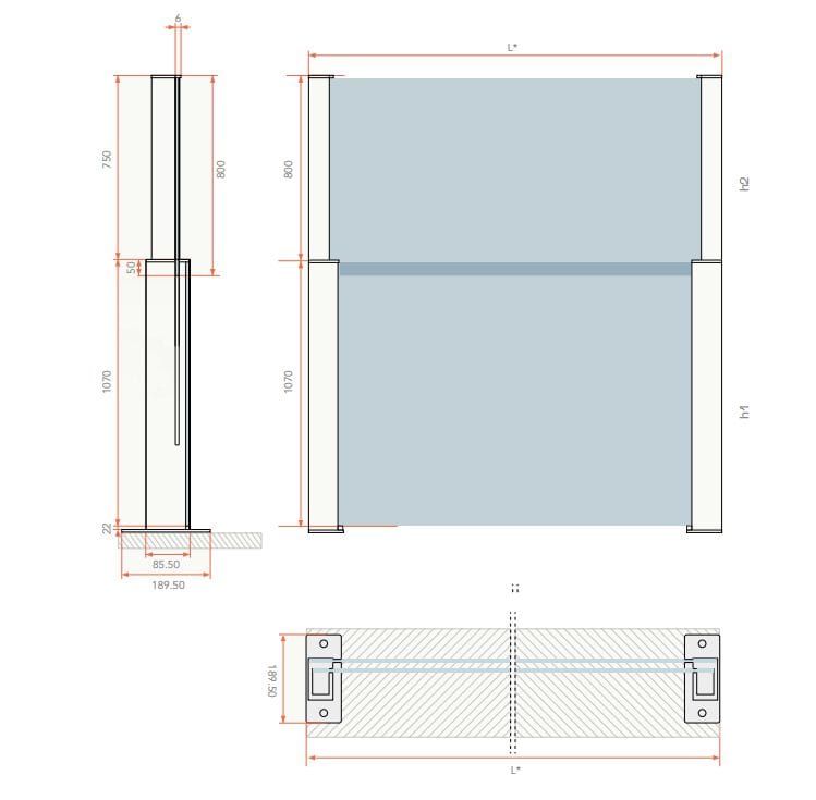 Мобильные панели для dehors TEMPRAGLASS VERTIGO ARCH-00075142 - Вид №2