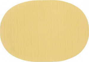 10577231 Harman Салфетка подстановочная овальная 33х48см "Рубчик" (желтый) ПВХ