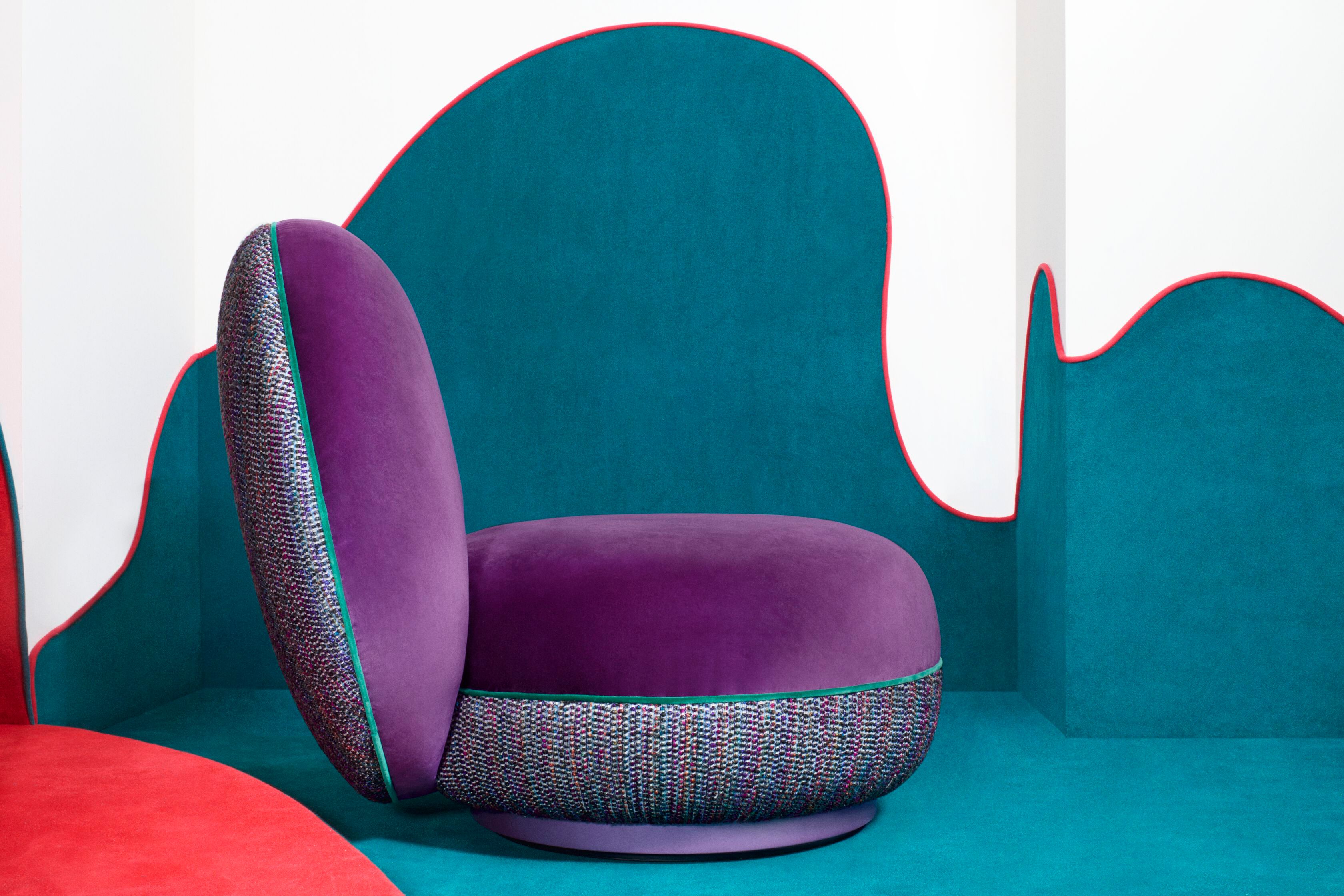 Бархатное кресло Paolo Nesi TIAMO ARCH-00118145 - Вид №7
