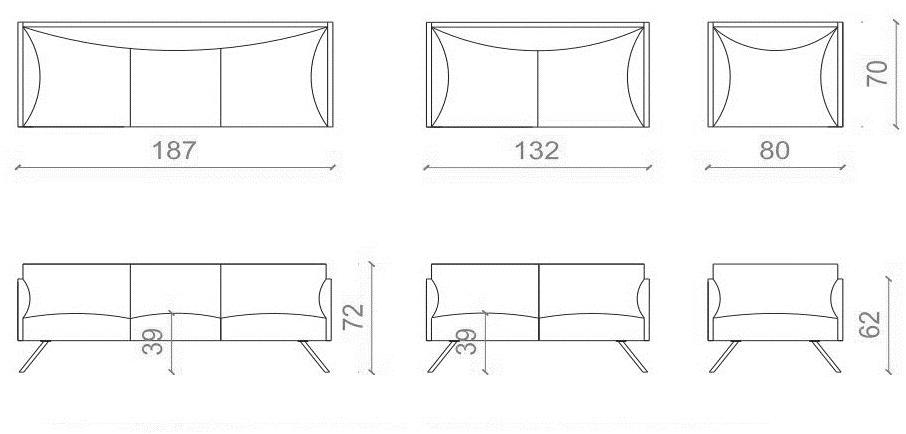 B&T Design 3-х местный диван Led sun-id-1411961 - Вид №7