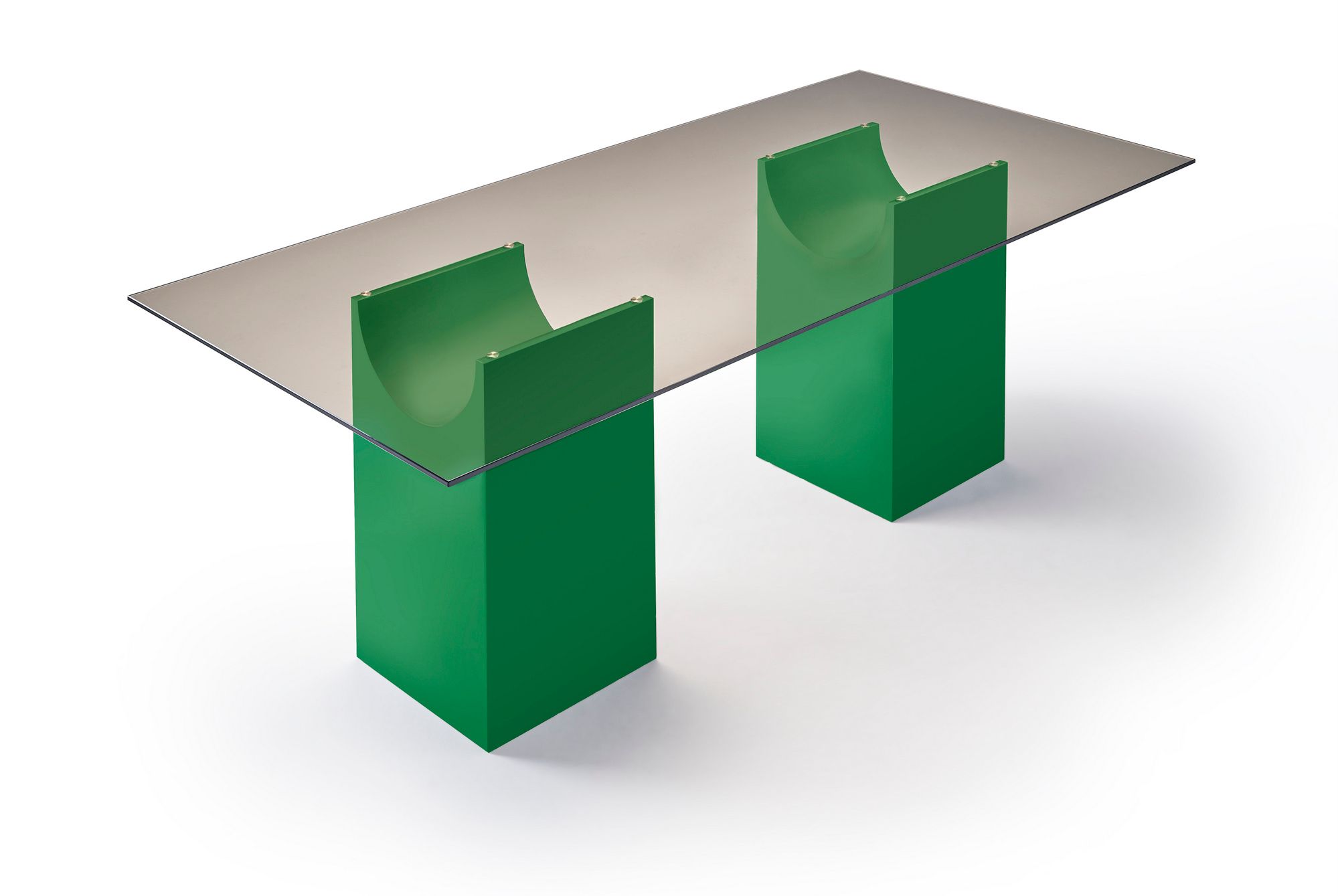 Прямоугольный стол со стеклянной столешницей и основанием IQ Surface SANCAL Vestige ARCH-00141491 - Вид №10