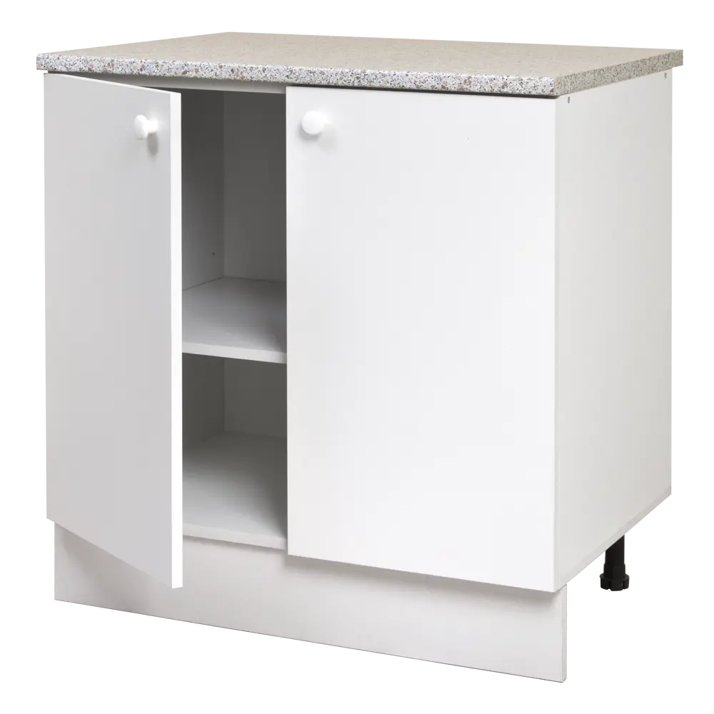 Шкаф напольный Бэлла 80x86x60 см ЛДСП цвет белый 82557152 STLM-2066067 Santreyd - Вид №3