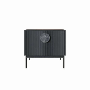 Тумба с дверцами 61х64 см серая Alto BRAGIN DESIGN LIVING 00-3862456 Серый