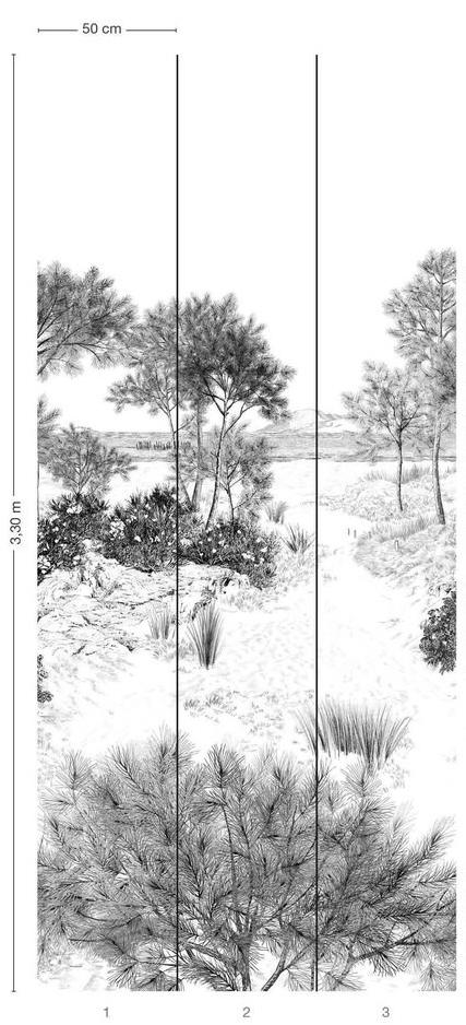 Isidore Leroy Панорамные обои с пейзажами Anastasie 6242001-6242002 - Вид №5