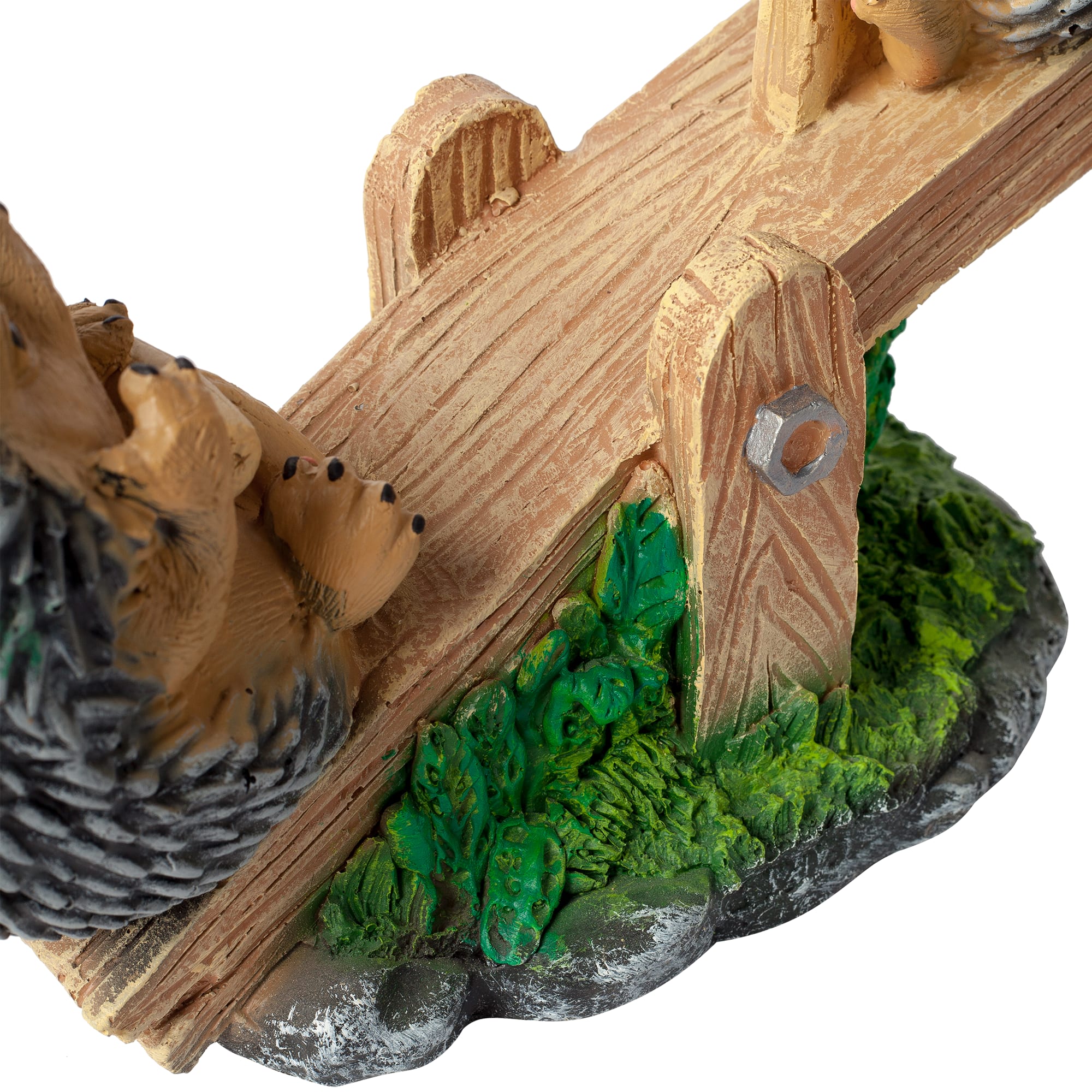 82199710 Фигура садовая «Ёжики на качелях» высота 28 см Santreyd  - Вид №4