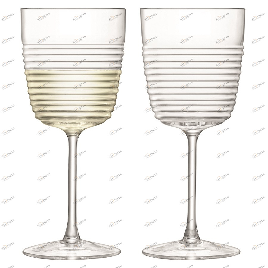 Набор бокалов для вина groove 270 мл, 2 штуки LSA INTERNATIONAL GROOVE 00-3863219 Прозрачный 