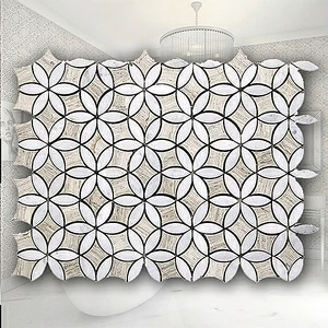 МОЗАИКА ИЗ МРАМОРА FIO-4 SKALINI FIORE