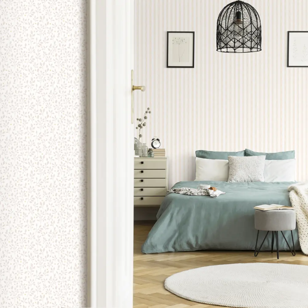 Обои флизелиновые Euro Decor Julie бежевые 1.06 м 7008-01 82377940 STLM-2087011 - Вид №4