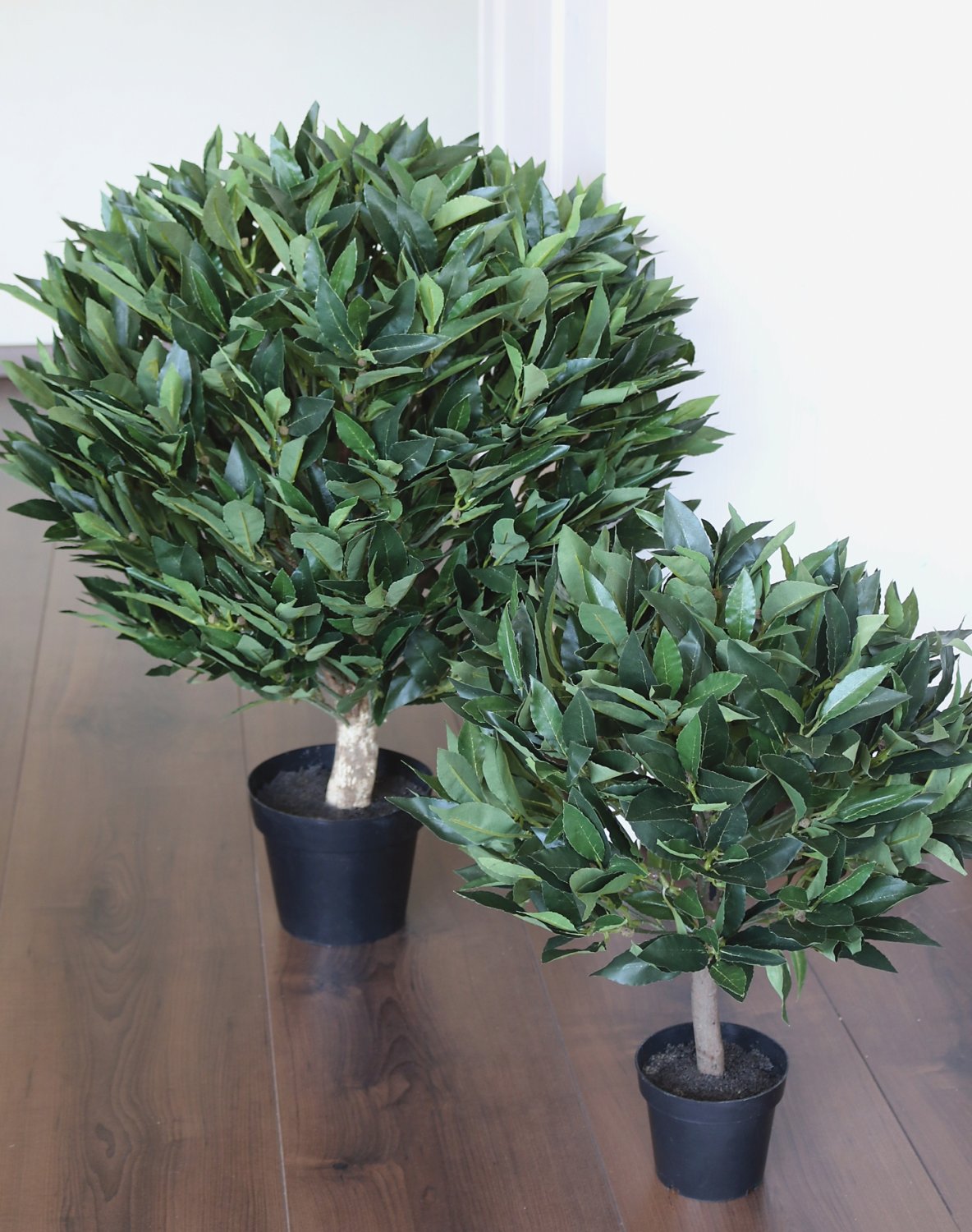 5045 883 a3 Искусственный лавровый шар, 462 листа, в горшке, 50 см, зеленый H-andreas 