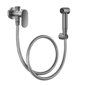 00886370 Гигиенический душ с краном и краном с матовым никелевым спусковым крючком Docol DOCOL KAILA