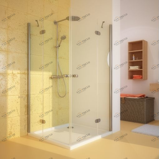 Душевая кабина 80x80 GK-104 стекло прозрачное GUTEWETTER LUX SQUARE 80X80GK104