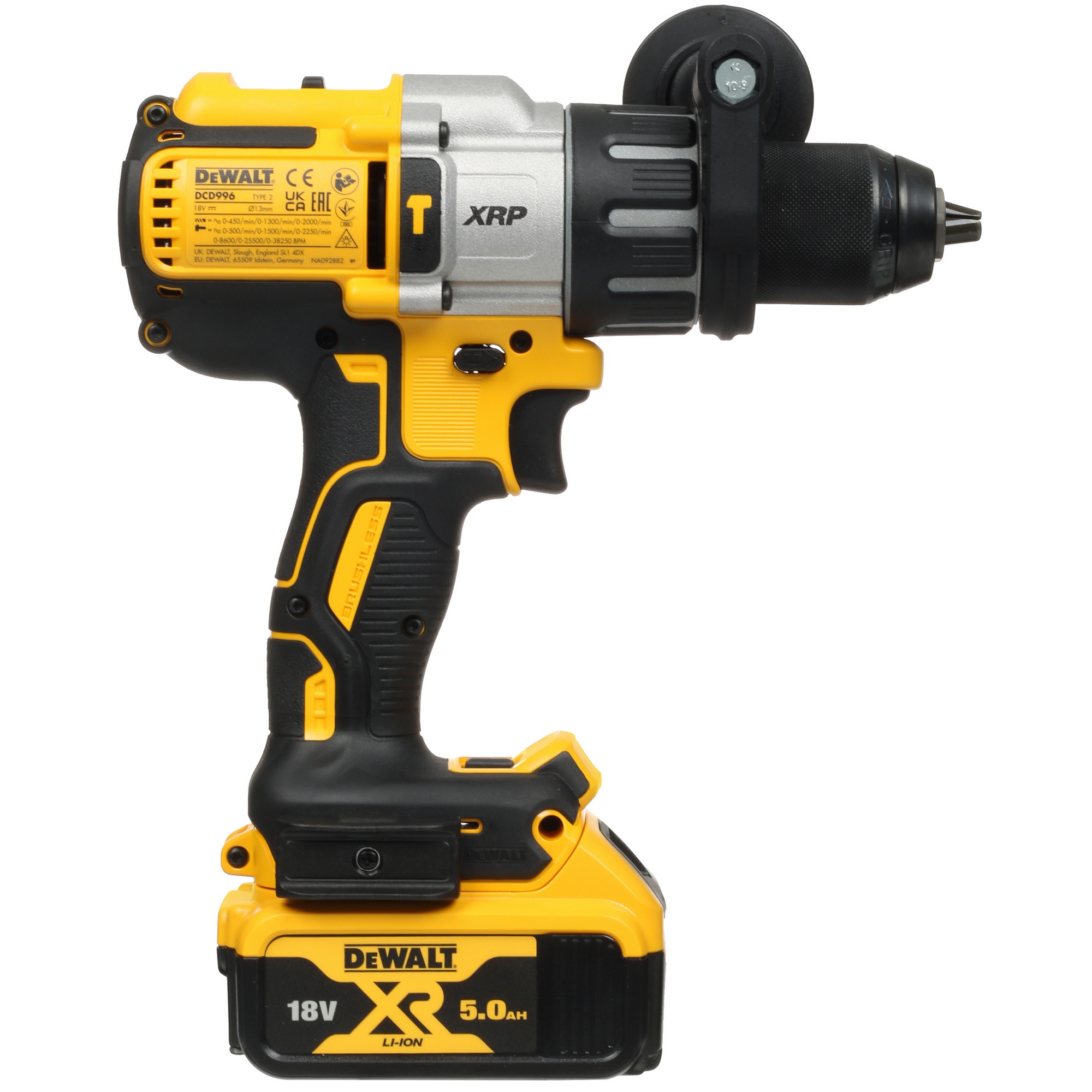 Дрель-шуруповерт DeWalt DCD996P2 XR FLEXVOLТ 18/54V 5437870 STDN-0111521 - Вид №2