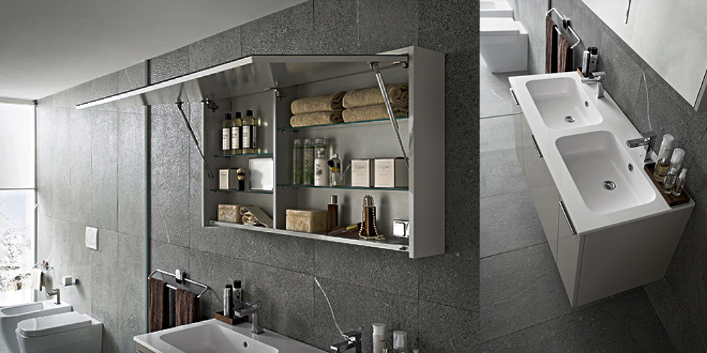 Комплект мебели для ванной комнаты Play 2012 158-159 Cerasa Play PLAY2012158159 - Вид №1