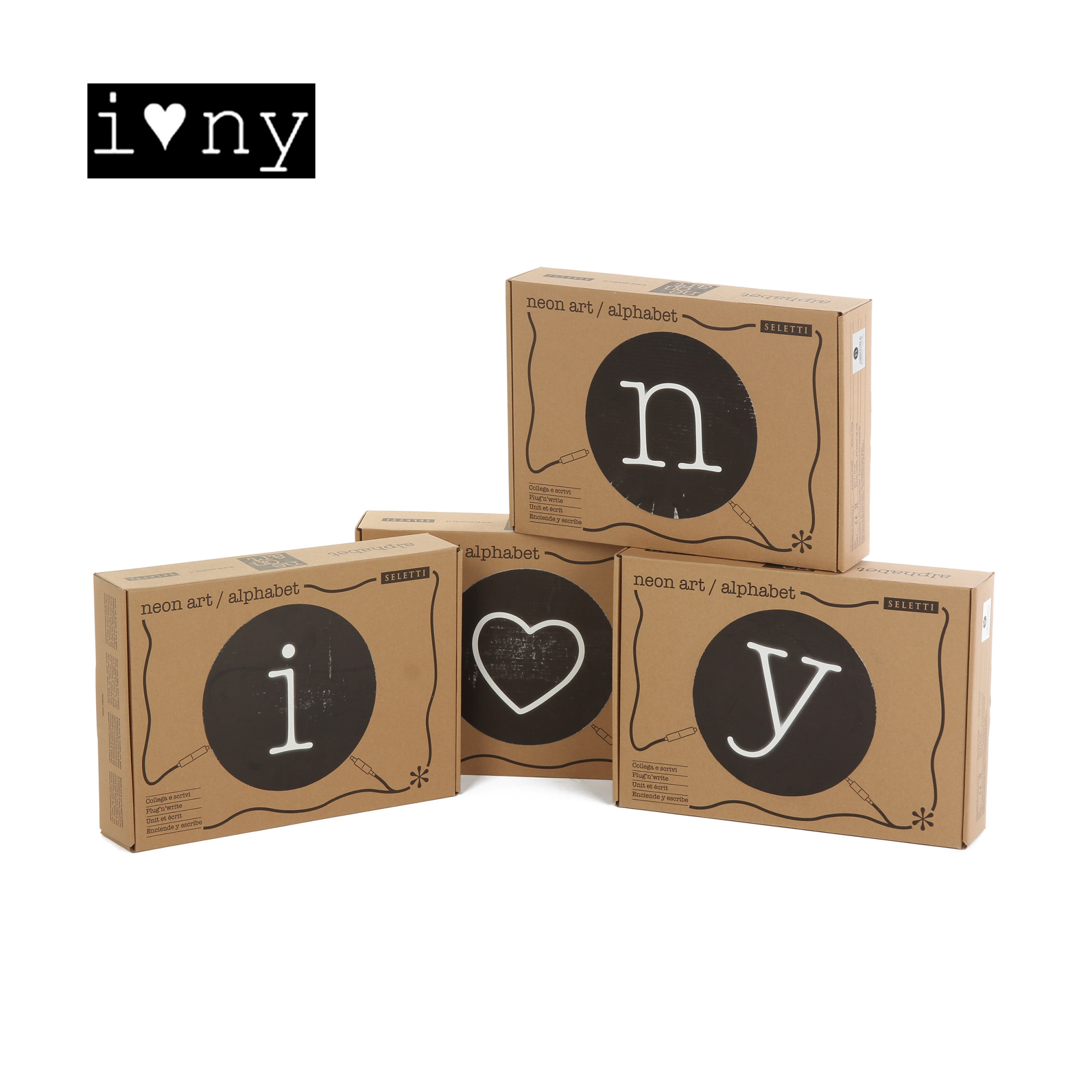 8008215000855 Настенный светильник Neon Art I Love NY ELECTRORETRO 