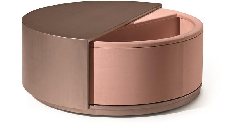 Arte Brotto Круглый пуф-контейнер из ткани Leonardo S98 - Вид №5