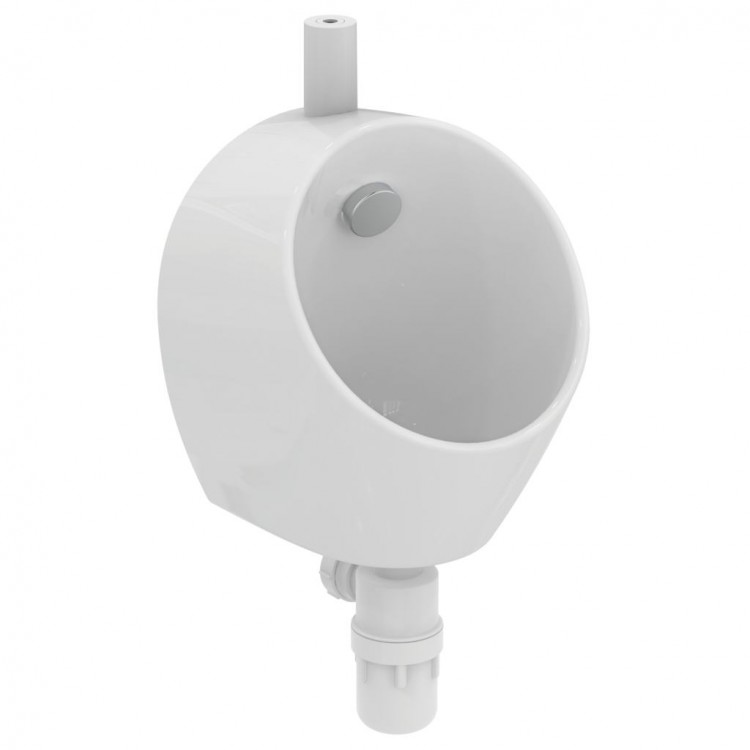 E189301 MINI Писсуар со стандартным смывом, верхняя подводка, с внешним сифоном Ideal Standard SPHERO - Вид №1