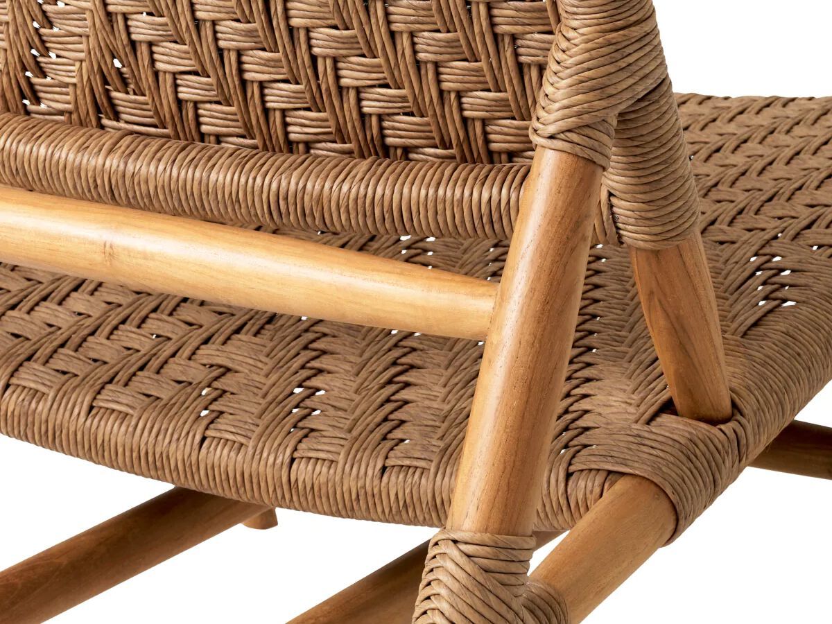 Садовое кресло из тика и веревки без подлокотников Eichholtz Laroc ARCH-00097492 - Вид №5