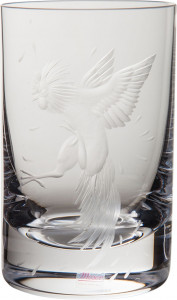 10597610 Moser Набор из 2 стаканов для воды 220мл "Петухи" "Виски сет" п/к Хрусталь бессвинцовый