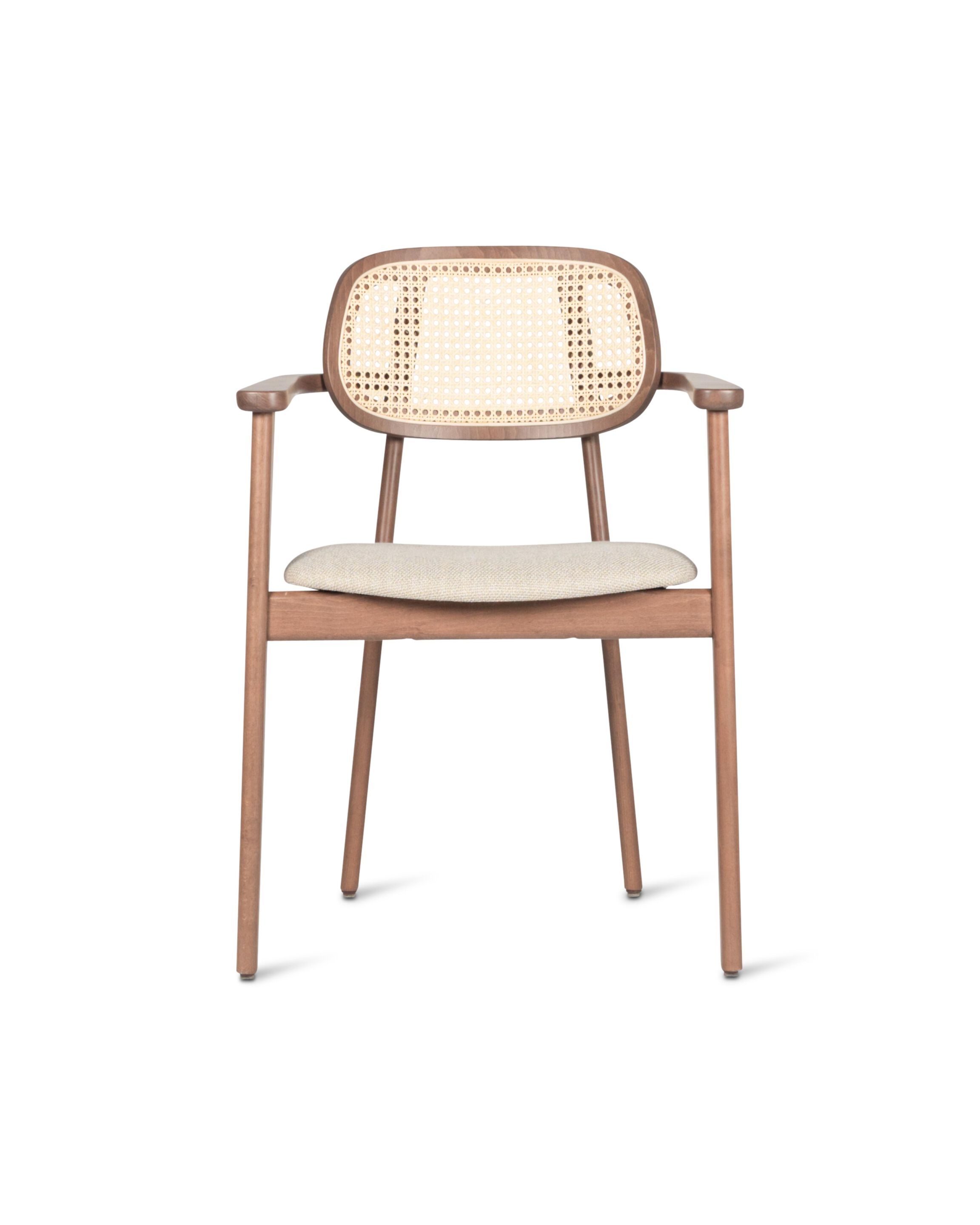 Дубовый стул с подлокотниками и мягким сиденьем Vincent sheppard Titus ARCH-00146418 - Вид №17