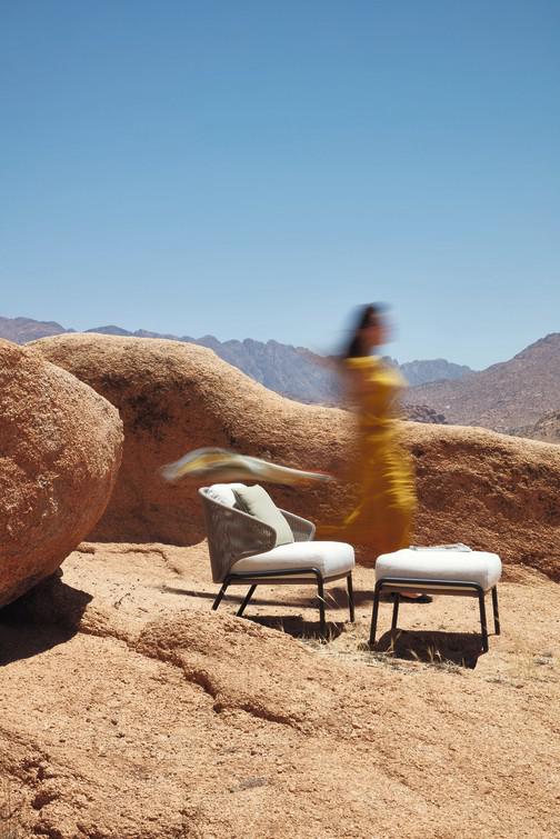 MNST18 1 мест. кресло кремень перец Manutti Radius - Вид №19