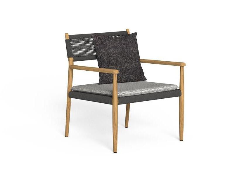 Садовое кресло из тикового дерева с подлокотниками Talenti водолазка ARCH-00074615 - Вид №1