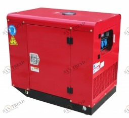 Генератор бензиновый Амперос LT11000CLE в кожухе sun-id-1033510