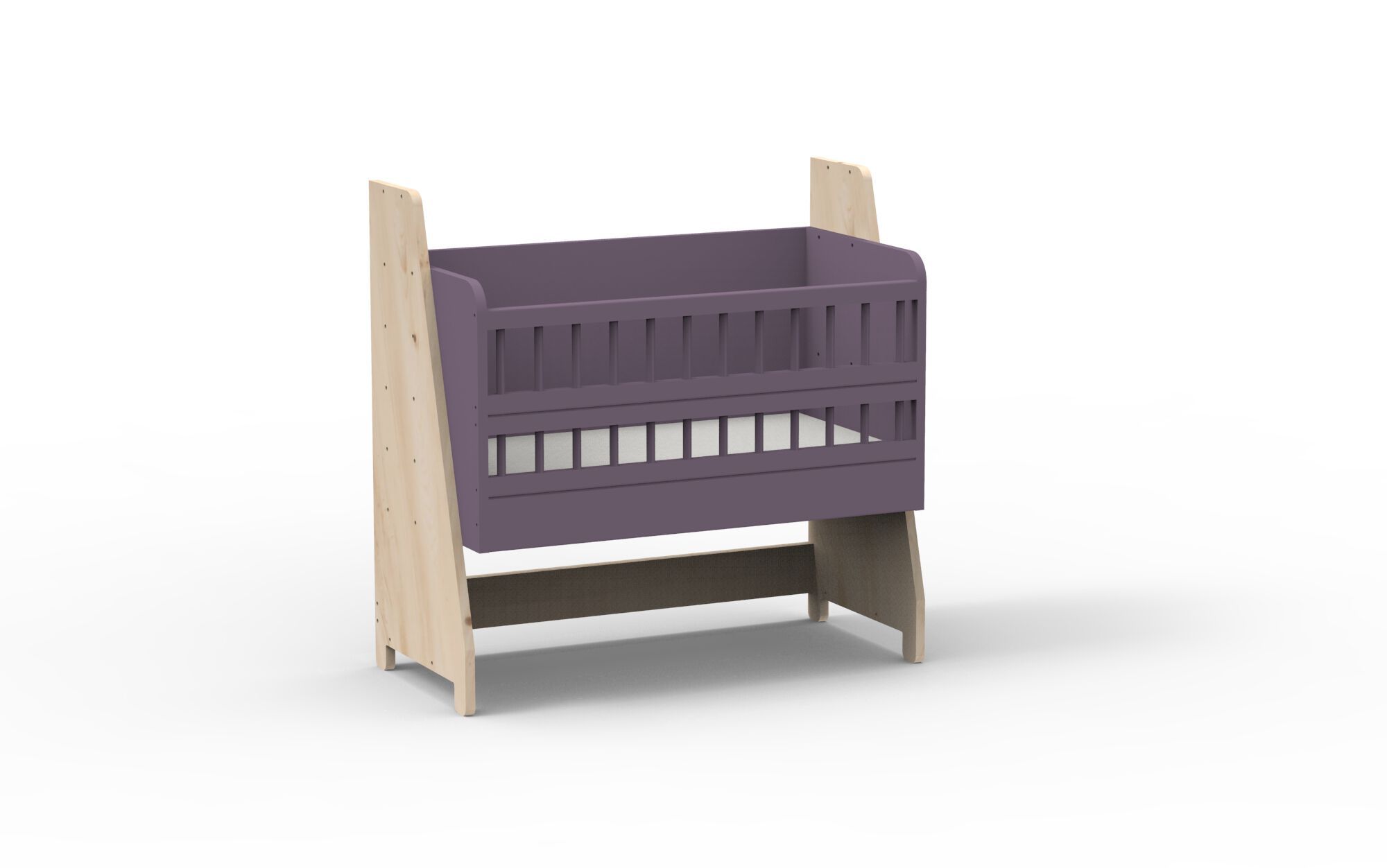 Лакированная деревянная кровать для сна Mathy by Bols ASYMETRY ARCH-00052185 - Вид №67