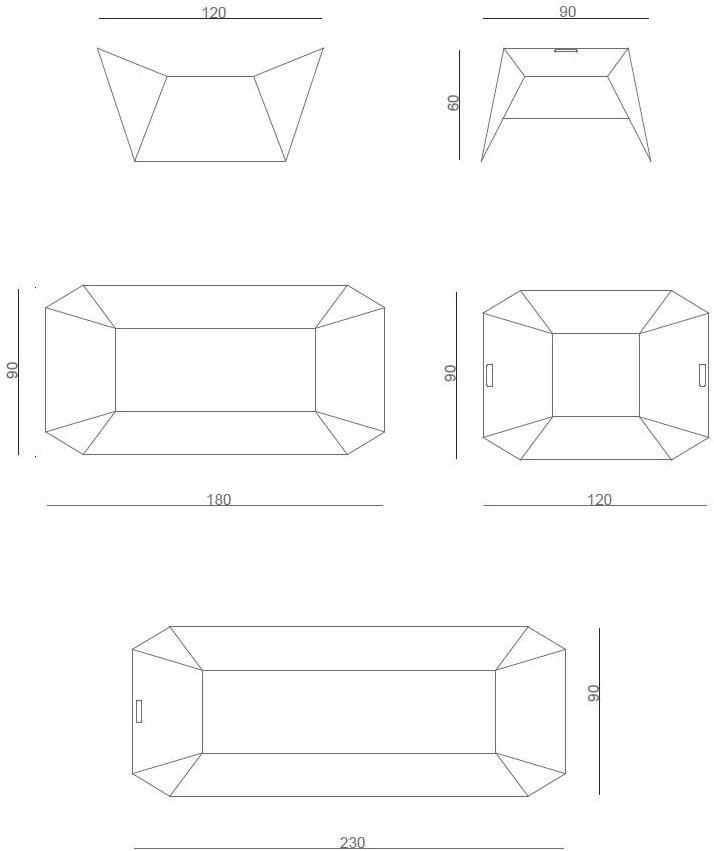 Manufatti Viscio Скамья из листового металла без спинки sun-id-1422073 - Вид №3