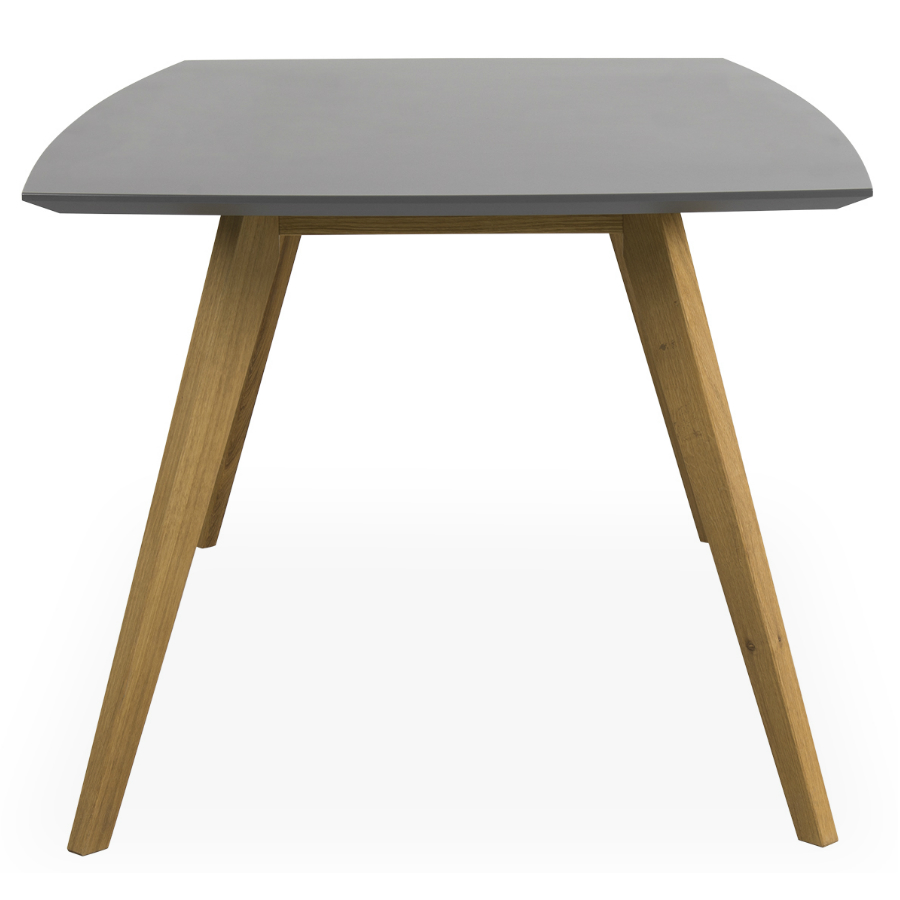 Стол обеденный Tenzo Bess, 75х185х95 см, дуб, серый 2180014 - Вид №4