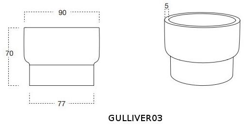 Antonio Lupi Design Бетонный садовый горшок I giganti Antoniolupi sun-id-1402438 - Вид №4