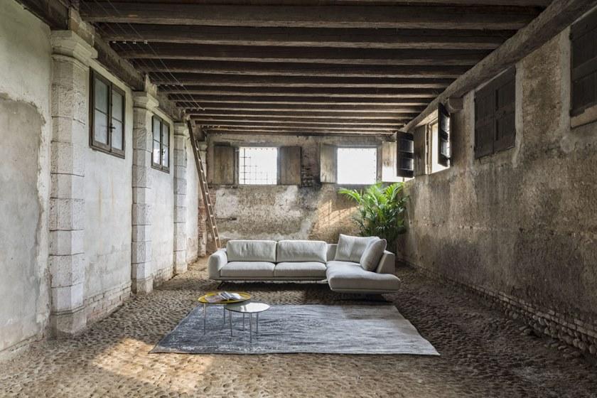 Gobbo Salotti Угловой диван со съемным чехлом из ткани sun-id-1377367 - Вид №2